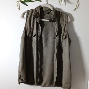 Buffalo David Bitton Lightweight Button Up Vest